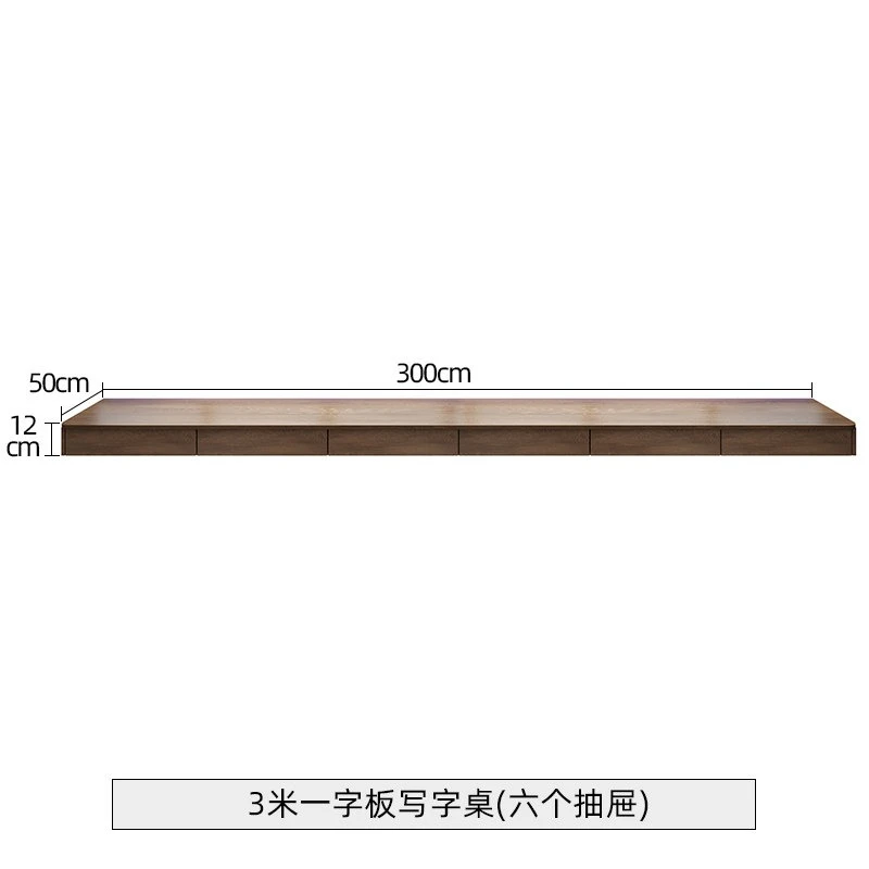 Nordic Solid Wood Floating Desk Modern Simple Wall-mounted Computer Table Study Bedroom Living Room Furniture Tavolo FYFD view 6