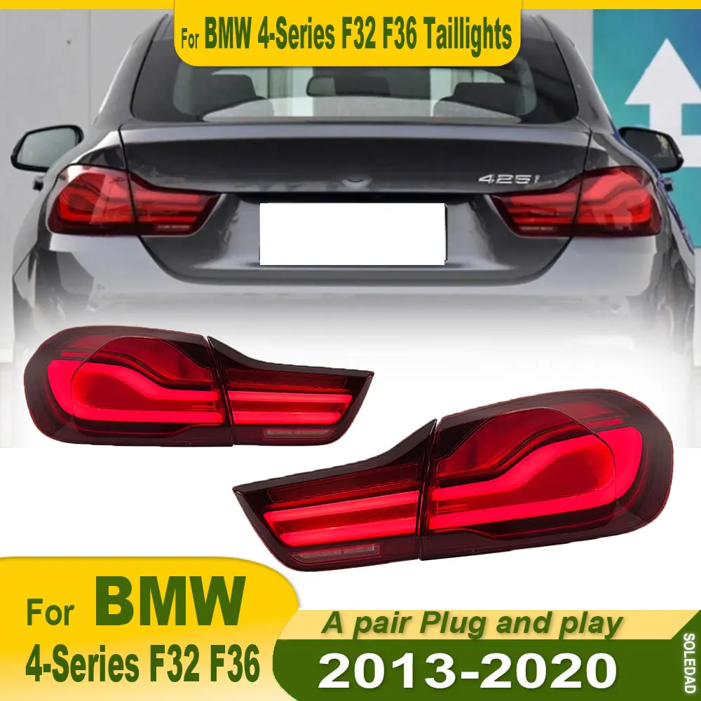 New LED Taillight Upgrade Modified Full Tail Lamp Car Accessories For BMW 4 Series F32 F38 M4 2013-2020 Dynamic Turn Signals