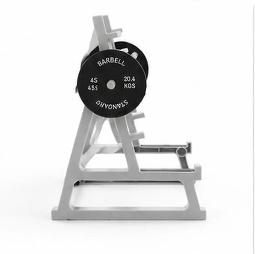 1Set Plastic Barbell Rack Holder Organizer Pen Storage Rack For Computer Desk Pen Holder Christmas Desk Accessories