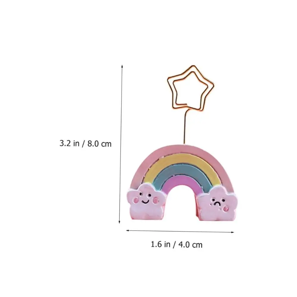 Stationery Supplies Resin Note Clip Cute Desktop Decor Desktop Clip Decorative Creative Shape Menu Clips Photo Clamp