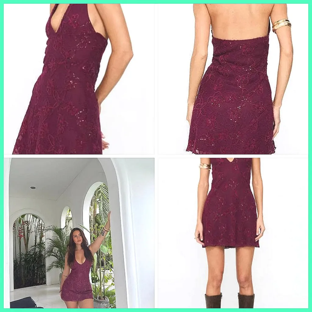 

2025 New Deep V-Neck Backless Evening Dress, Women's Sexy Space-Up Sleeveless Gown for Party (Characters: 78)