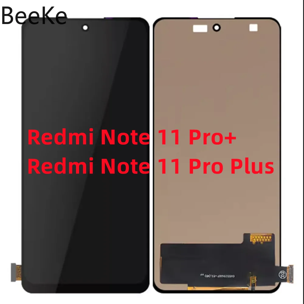 

LCD Display 6.67'' TFT HXD For Redmi Note 11 Pro+ Plus 5G Xiaomi LCD Screen Touch Digitizer Assembly 21091116UC Replacement