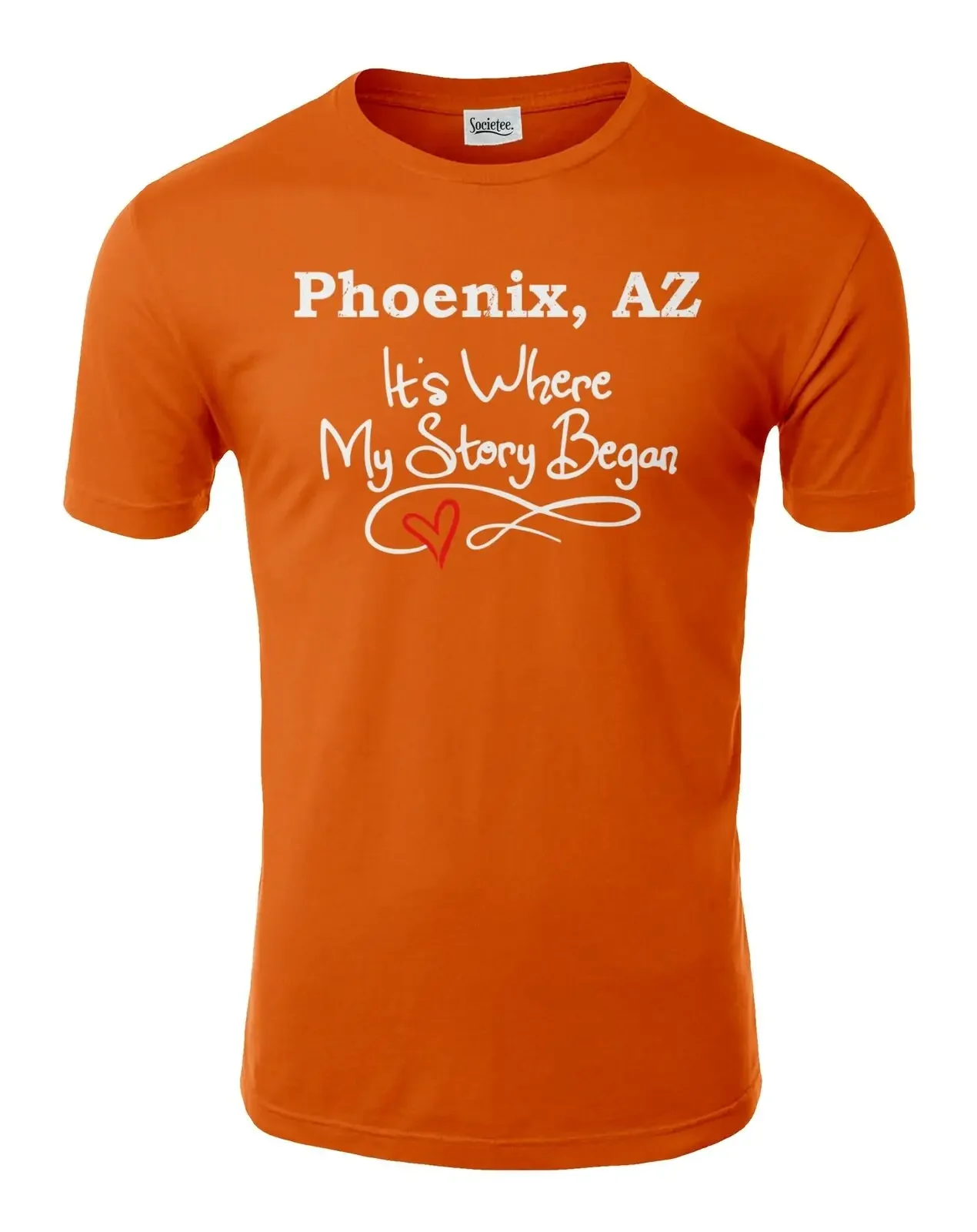 Phoenix, Arizona, AZ Where My Story Began Unisex Tee Tshirt