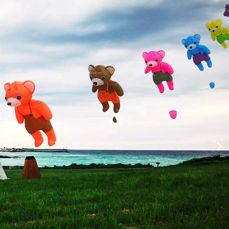 Ours géant cerf-volant gonflable cerf-volant jouets de plein air cerfs-volants à vent jouet sport enfants jeux de plein Air rebond animal cerf-volant surf amusant