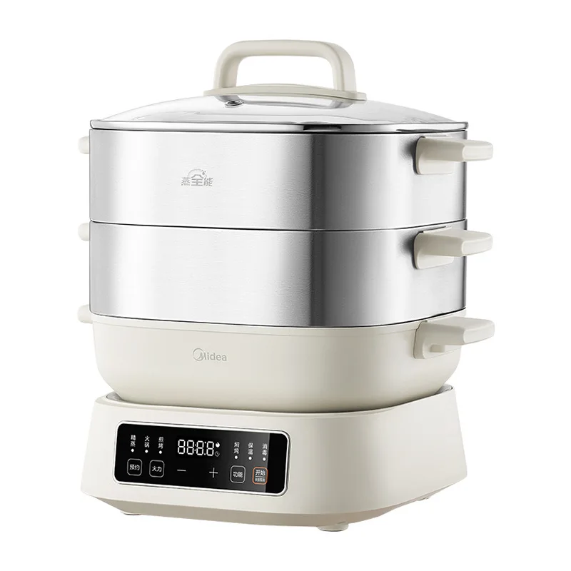 

Electric steamer, multi-functional household, three-layer large capacity, integrated cooking and stewing