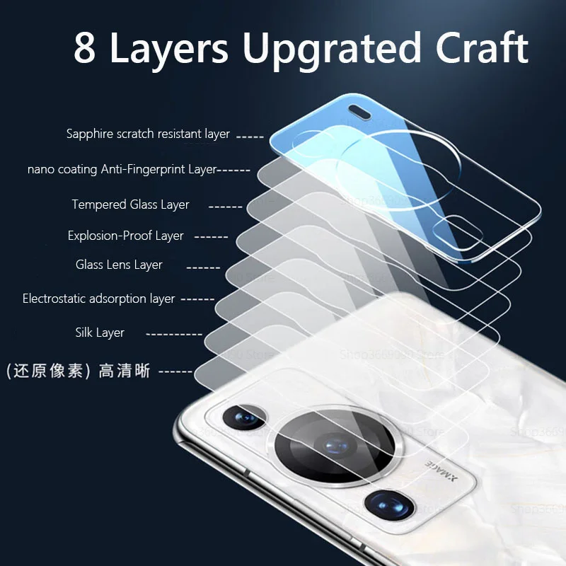 Protector de pantalla de vidrio templado para lente de cámara 3D, película protectora para Huawei P60 Pro P60 Art Huawey P60Pro, 2 uds.