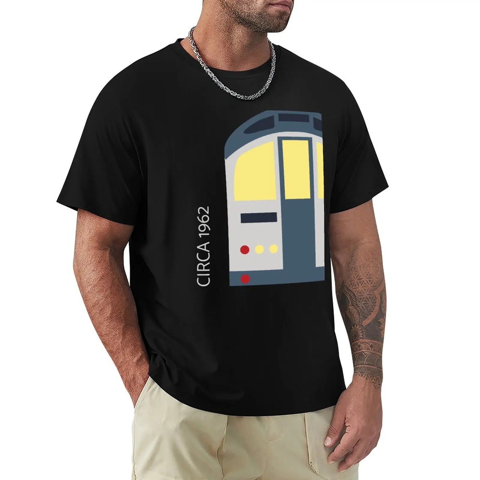 Circa 1962 Tube Underground Train T-Shirt Running Gym Short Sleeve Sports Tee