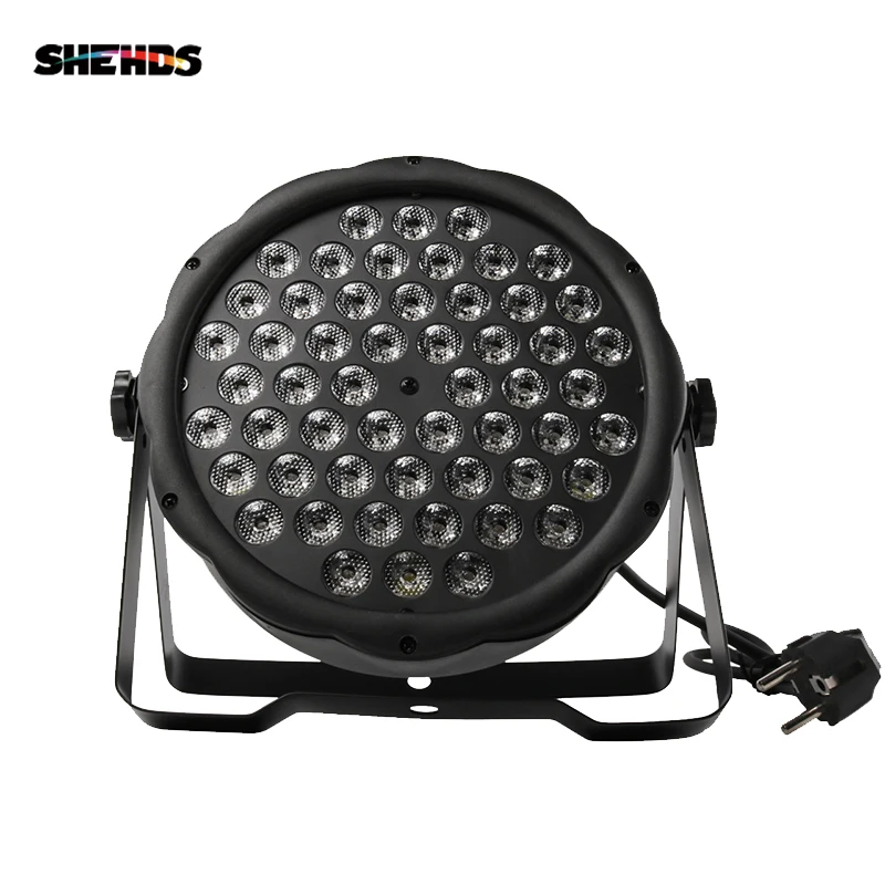 SHEHDS 2pcs LED 54x3W RGBW LED Par Light RGBW Disco Ball Multiple Mixed Colors LED Light Disco Lights DJ Commercial Lighting