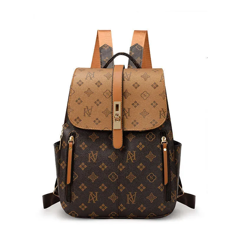 

Women's New Vintage Casual Large Capacity School Bag Printed Fashion Trendy Backpack For Women