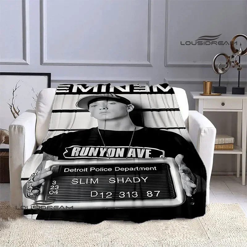 Eminem hip-hop singer printing blankets Warm Blanket Flannel Blanket Picnic blanket blankets for beds Birthday Gift