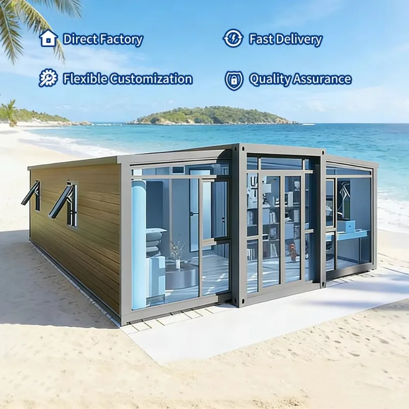 Insulated Foldable Modular House Thickened Sandwich Panel Thermal Insulation Cold Resistance Soundproof Design For Cold Region