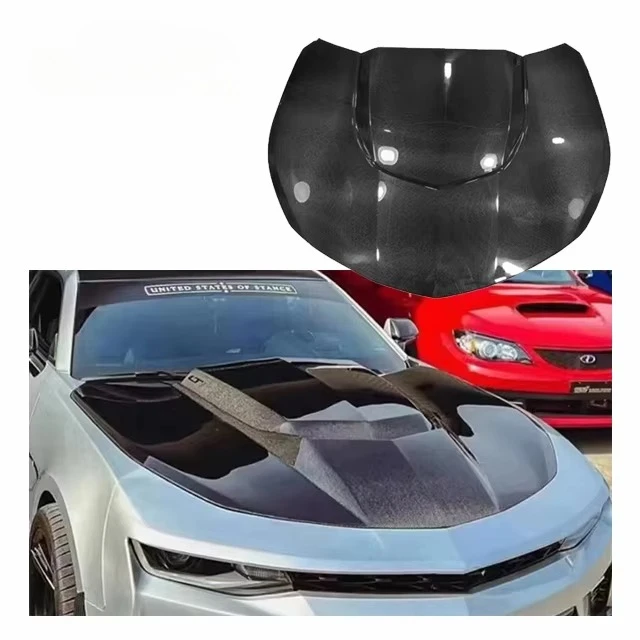 

For Chevrolet Camaro 6th Upgrade ZL1 Style Carbon Hood Body Kit Camaro ZL1 Carbon Fiber Engine Hood