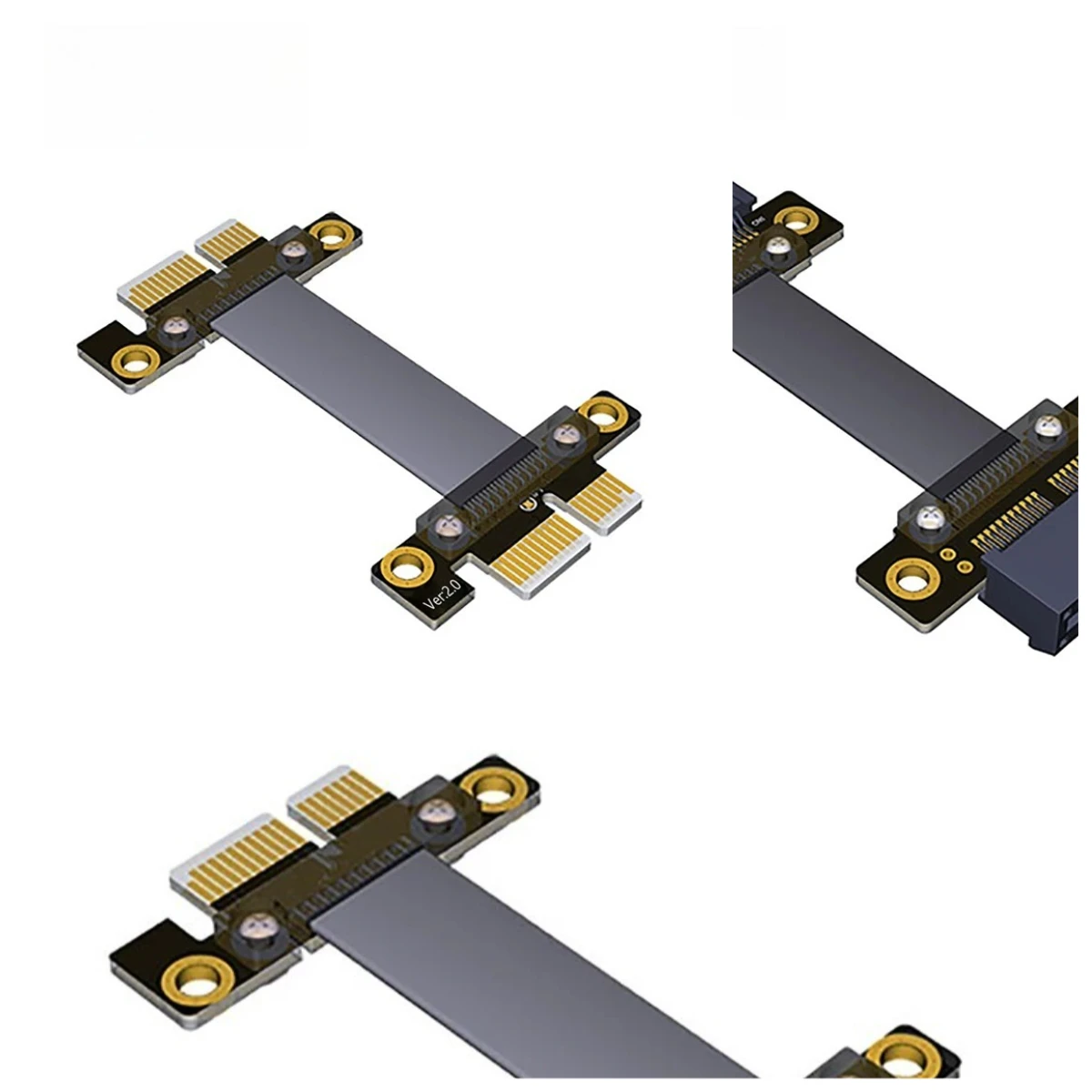New Graphics Card Extension Cable PCIE 3.0 X1 X1 X4 X4 X8 X8 Male To Male, Stable At Full Speed