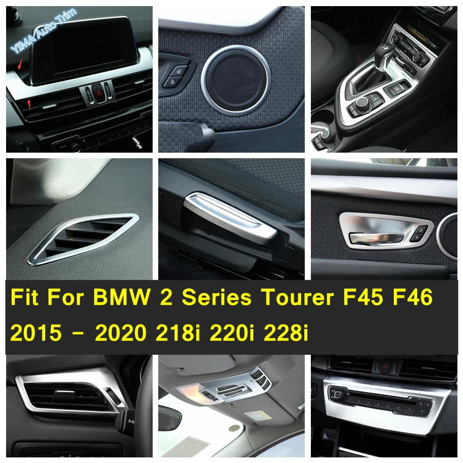 

Car Electronic Handbrake / Seat Backrest Adjust Handle Cover Trim Fit For BMW 2 Series Tourer F45 F46 2015 - 2020 218i 220i 228i