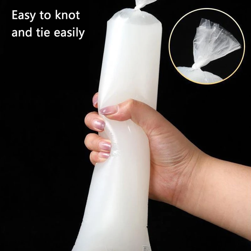 Sacs de lait frais jetables épais, 500 pièces, 250/500ml, bouche ouverte, sac de lait Long et étroit, qualité alimentaire, spécialisé, poche PE