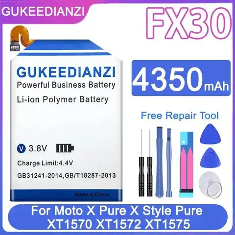 Reliable Power FX30 For Motorola Moto X Pure Edition X Style Pure X Style X+2 XT1570 XT1572 XT1575 Mobile Phone Battery 4350mAh