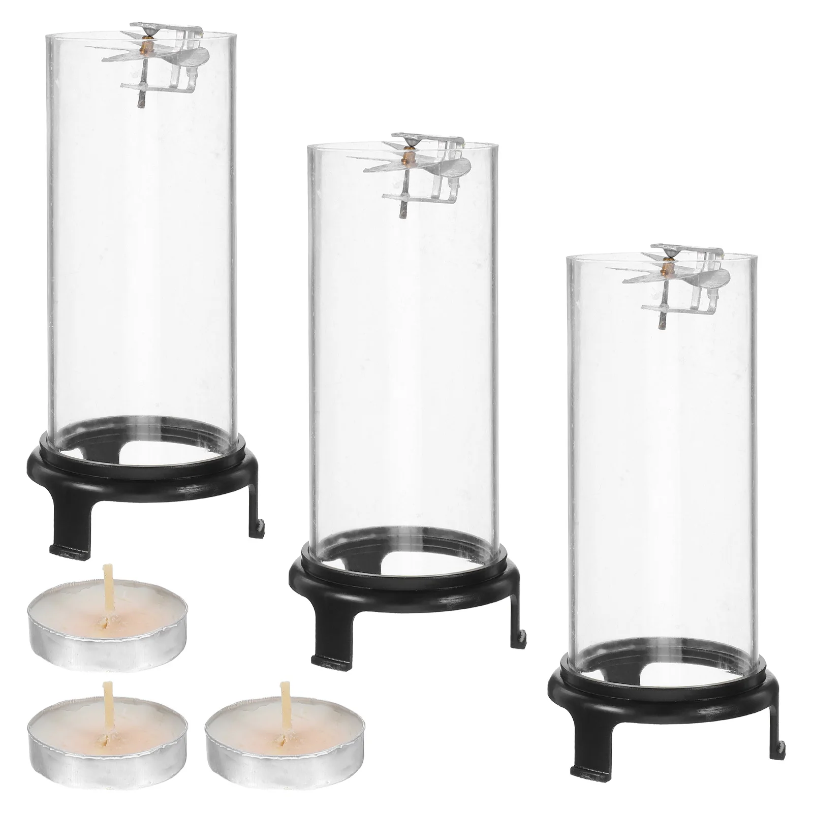 3 Pcs Teaching Instrument Science Tools Mechanics Experiment Equipment Plastic Wind Power Generator