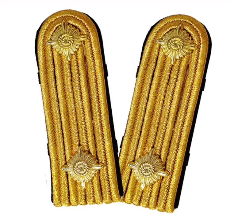 

Imported Golden Wire Security Shoulder Badge, Aviation Shoulder Badge, Seafarer Captain