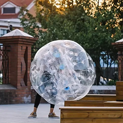 Bumper gonflable en PVC pour adultes et adolescents, jouet gonflable, balle de football à bulles, Sumo imbibé, respectueux de l'environnement, extérieur, 1.5m, 1.2m, Diam