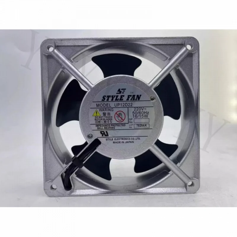 

Y+ FOR STYLE FAN UP12D22 220V 16/15W 50/60HZ Metal Cooling Fan