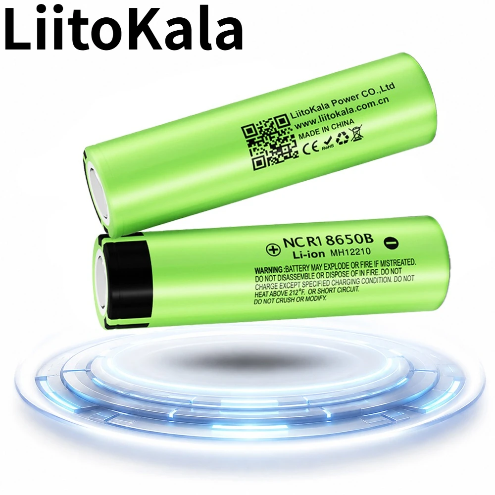 Vape Battery 18650 - แบตเตอรี่ลิเธียมไอออนแบบชาร์จได้ LiitoKala 18650 3.7V34B 3400mAh เหมาะสำหรับอุปกรณ์ทางการแพทย์และของเล่นควบคุมระยะไกล