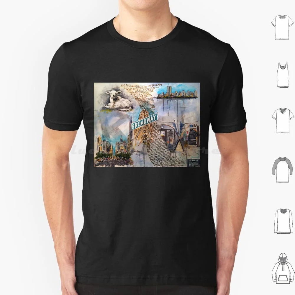 Genesis Fanart The Lies Down On Broadway By Frank Grabowski T Shirt 6xl Cotton Cool Tee Genesis Fanart Progrock Peter Gabriel