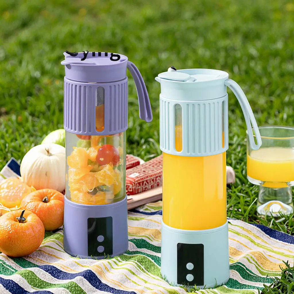 

Electric Handheld Rechargeable Fruit Juicer Portable Blender USB Battery Powered Home Car Outdoor ABS