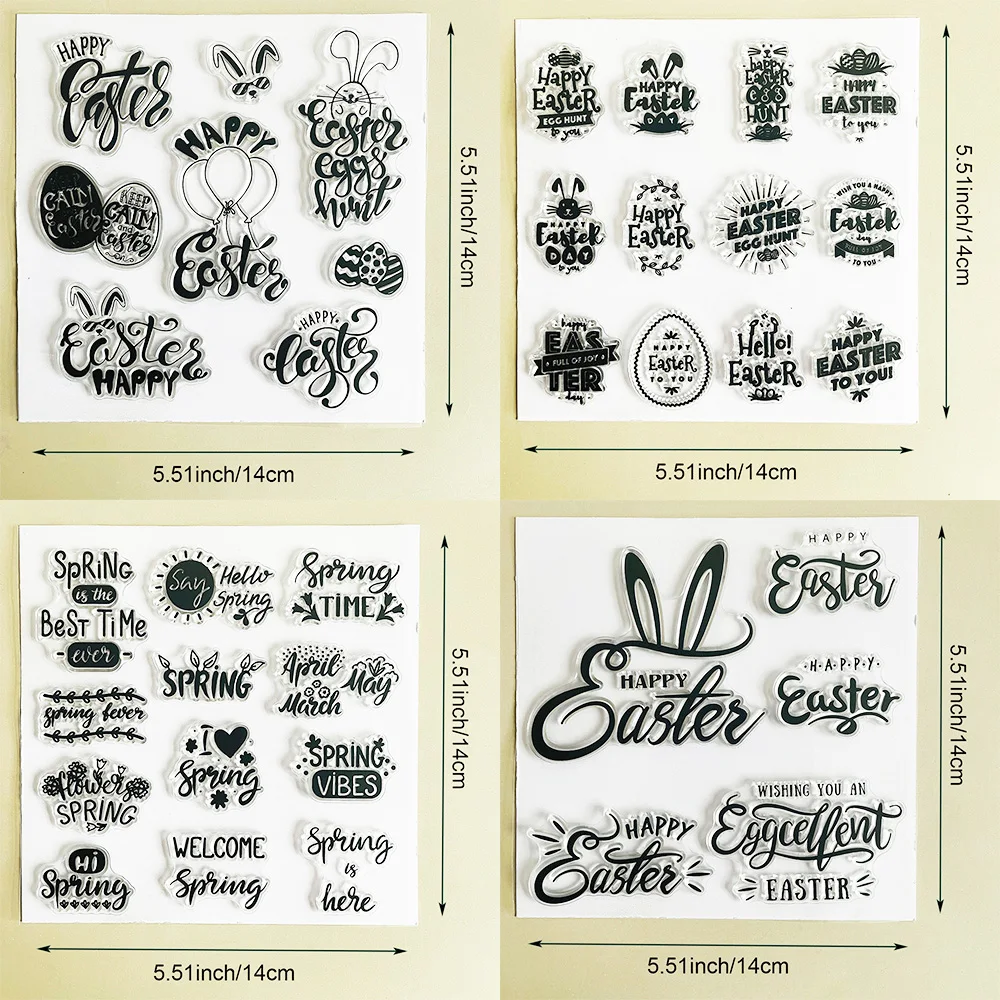 Ostern-Stempel/Siegel für DIY-Scrapbooking, Kartenherstellung, Album, dekoratives Siegel, Basteln