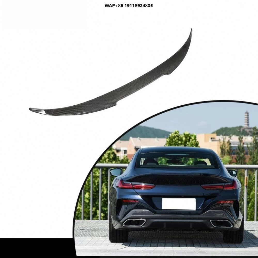 

G16 M8 Carbon Fiber Car Rear Spoiler for B-MW 8Series G16 M8 840i Gran Coupe F93 Competition Sedan 2018-2023