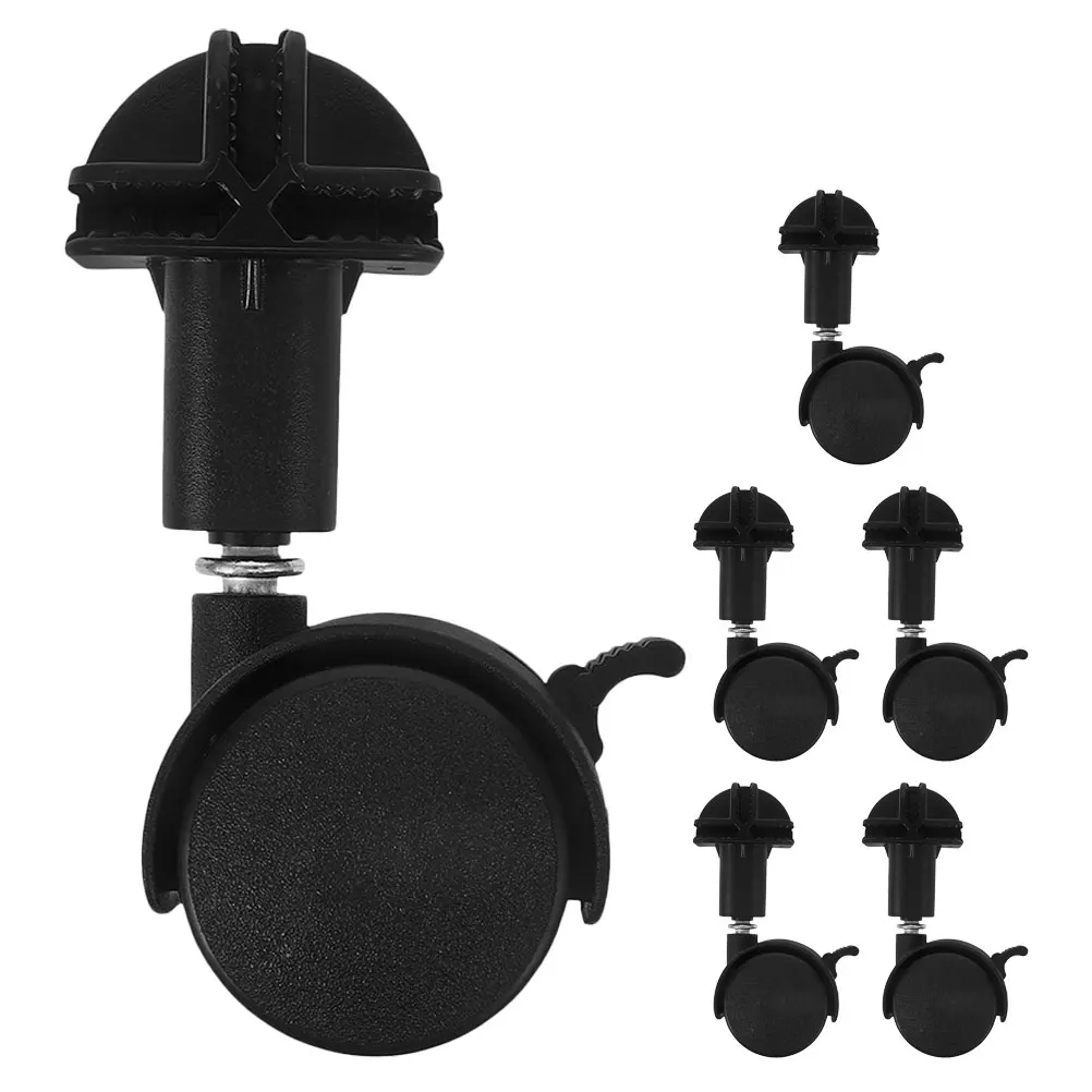 

6Pcs Cat Cage Wheels Heavy Duty Replacement Casters Universal Enclosure Parts Smooth Mobility Easy Assembly