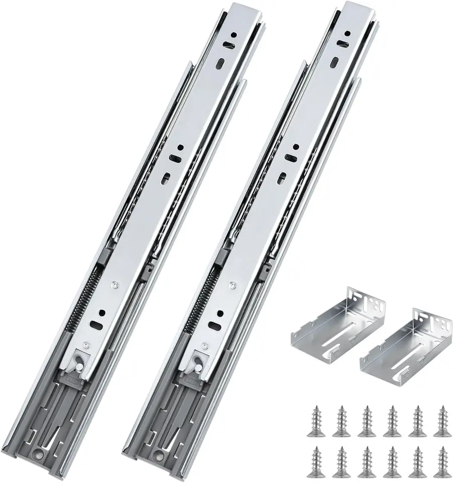 22 Inch Heavy Duty Soft Close Drawer Slides