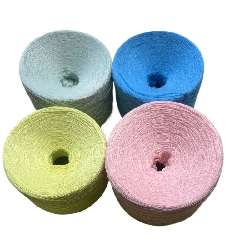 400g/group Pure Cotton Mercerized Four Strands of Fine Cotton Wool DIY Hand-woven Thread Can Be Crocheted All Cotton Baby Thread