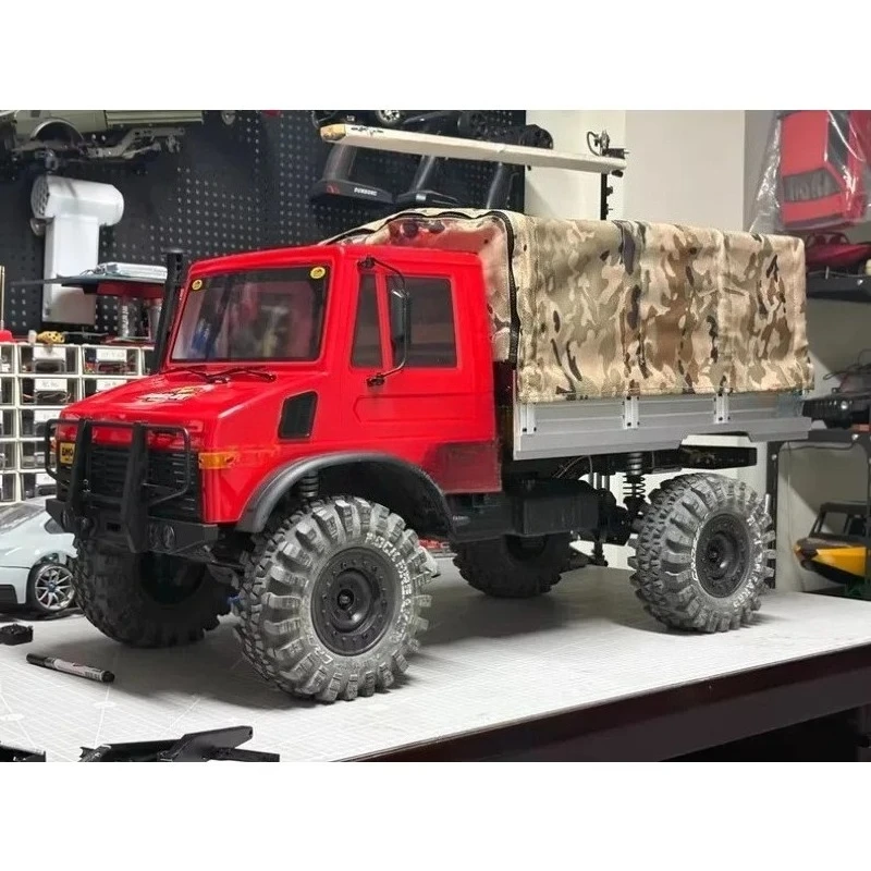 For CROSSRC EMO XX XXL 1/6 Scale RC Crawler Truck Rear Canopy with Pole Decorative Upgrade Accessories Damage-Free Installation