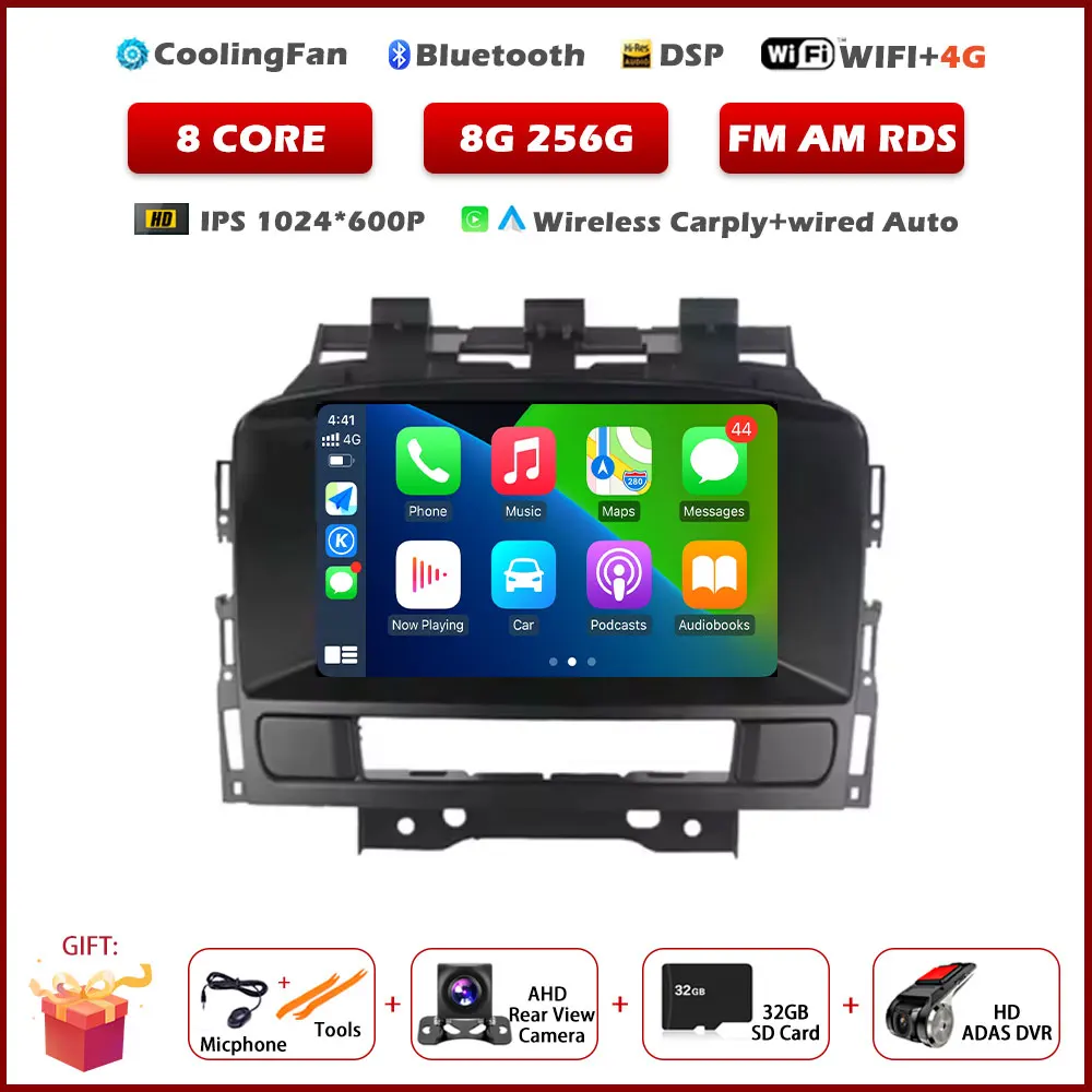 Radio Carplay Voor Opel Astra J 2011-2014 Buick Excelle GT XT Auto Multimedia Speler Intelligent Systeem Android Auto navigatie