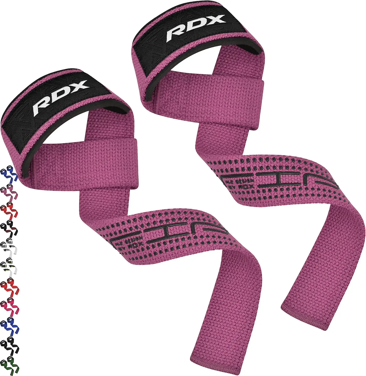 

Heavy Duty Cotton Lifting Straps for Weightlifting – 60cm Anti-Slip Grip Wraps for Deadlifts, Powerlifting & Strength Training