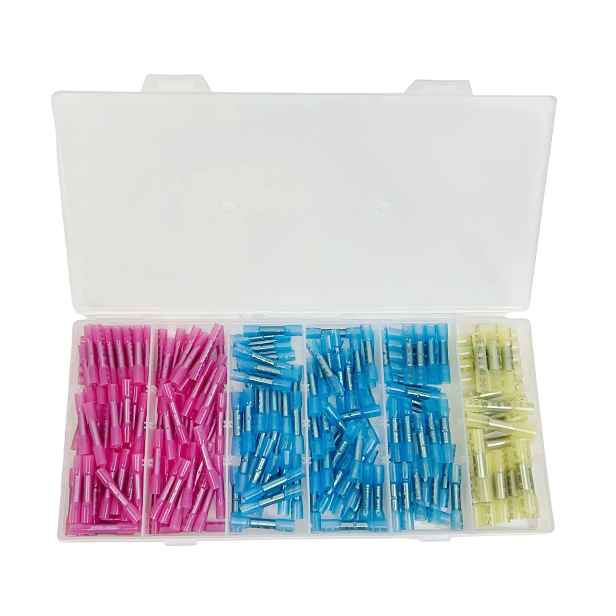

100/200 PCs/Bag Heat Shrink Terminal Blocks Waterproof Wire Connector Kit Insulated dust-proof 24-26 16-22 14-16 12-10 21-10 AWG