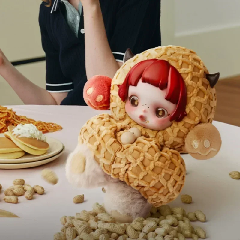 POPMART SKULLPanda لقد وجدت لي سلسلة العصرية صندوق أعمى تخمين حقيبة اللعب الأصلية دمية لطيف أنيمي الشكل الحلي هدية