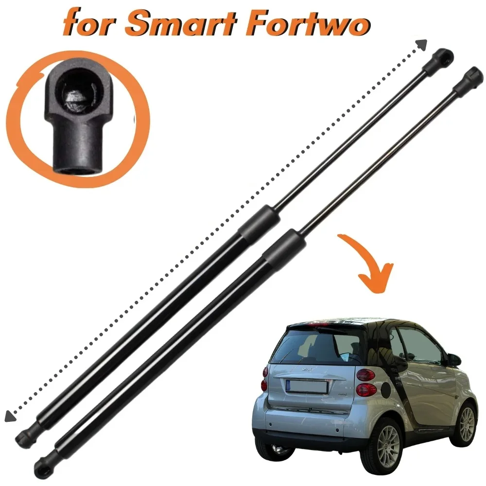 2Pcs For SMART FORTWO Coupe 453 Rear Tailgate Boot Lift Support Shock Absorber Gas Springs