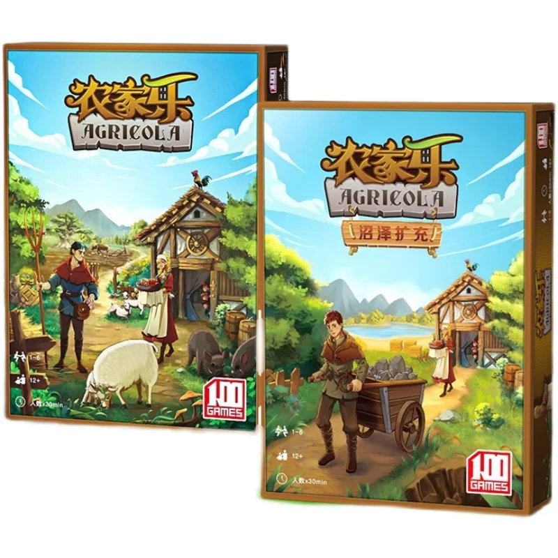 Country Life Table Game Card 100 Traveling Entertainment for Adults Casual Gathering Expansion Pack Leisure Farm Owner
