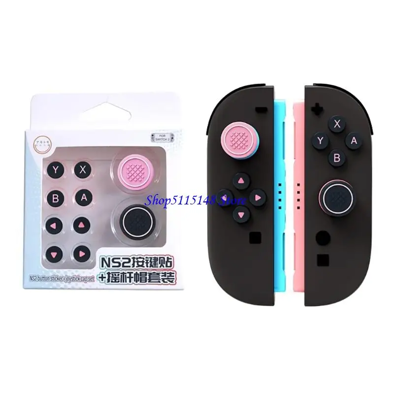 F3MA Universal Silicone Controller Button Thumbstick Watservors Wear Cover Cover Cover Cover Cover for NSW2 Lesperted Talling