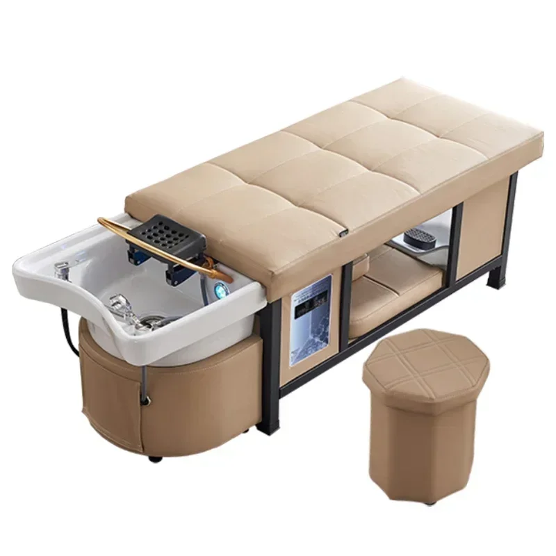 

Керамическая раковина, шампунь, кровать для парикмахерской, специальный тайский водный цикл, фумигация, рама из нержавеющей стали