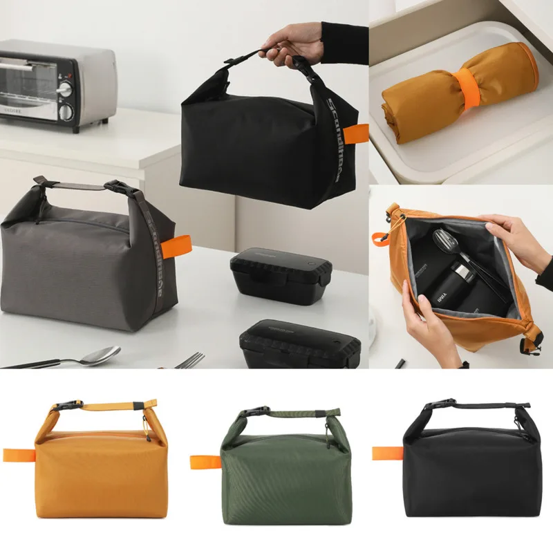 

SH Insulated Lunch Box Bag Handheld Lunch Bag EVA Bento Portable Office Workers Waterproof Insulated Luxury Large Capacity Bag