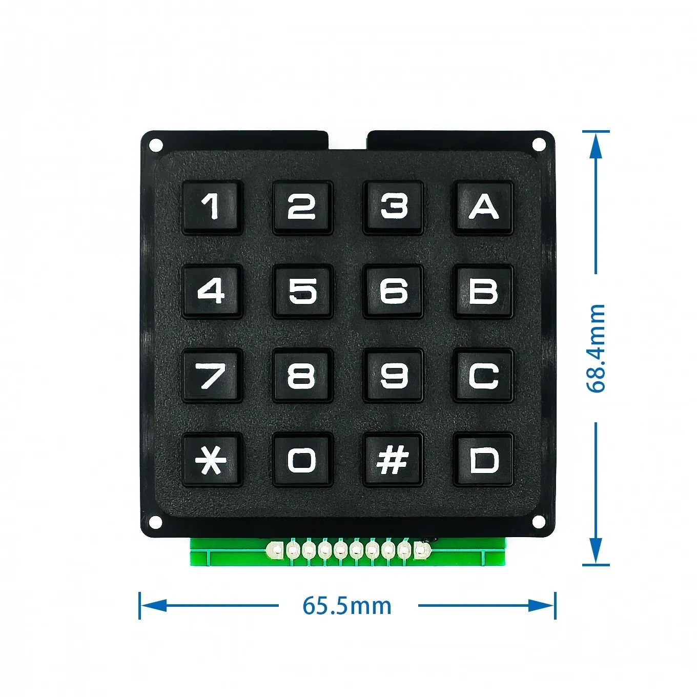 3*4 4*4 Matrix Switch Toetsenbord Array Module Abs Plastic Toetsen 4X4 3X4 12 16 Key Button Membraan Schakelaar Diy Kit Voor Arduino