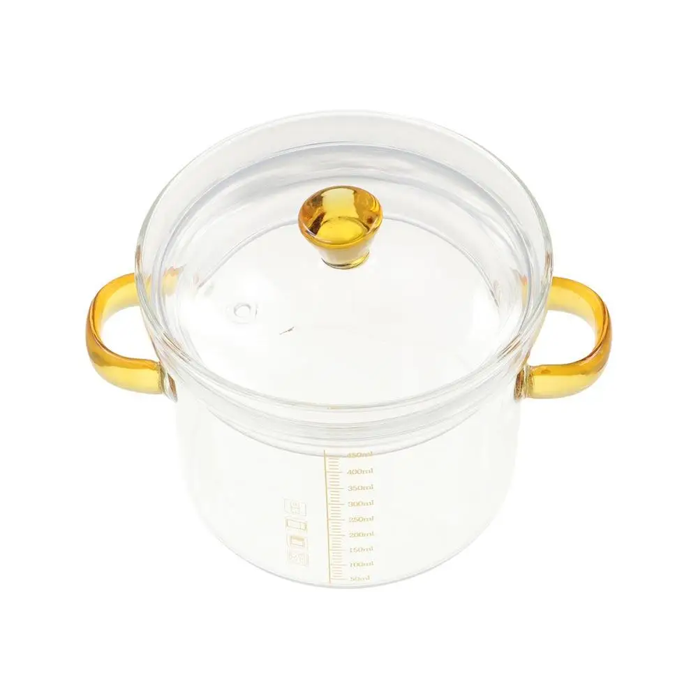 Cookware Glass Soup Pot Thickened Mini Glass Stockpot Heat-resistant Transparent Vegetable - view 4