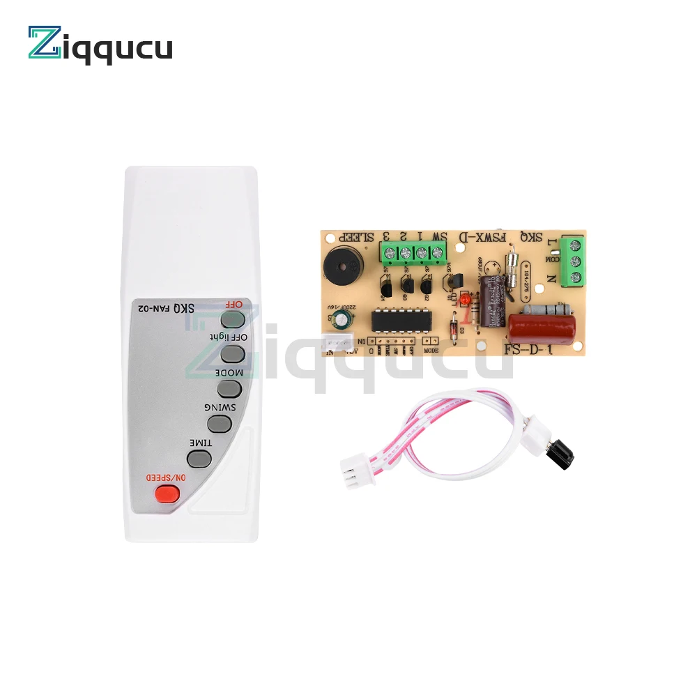 Electric Fan Universal Repair Board Universal Modified Circuit Board Control Board Repair Board with Controller Remote Control