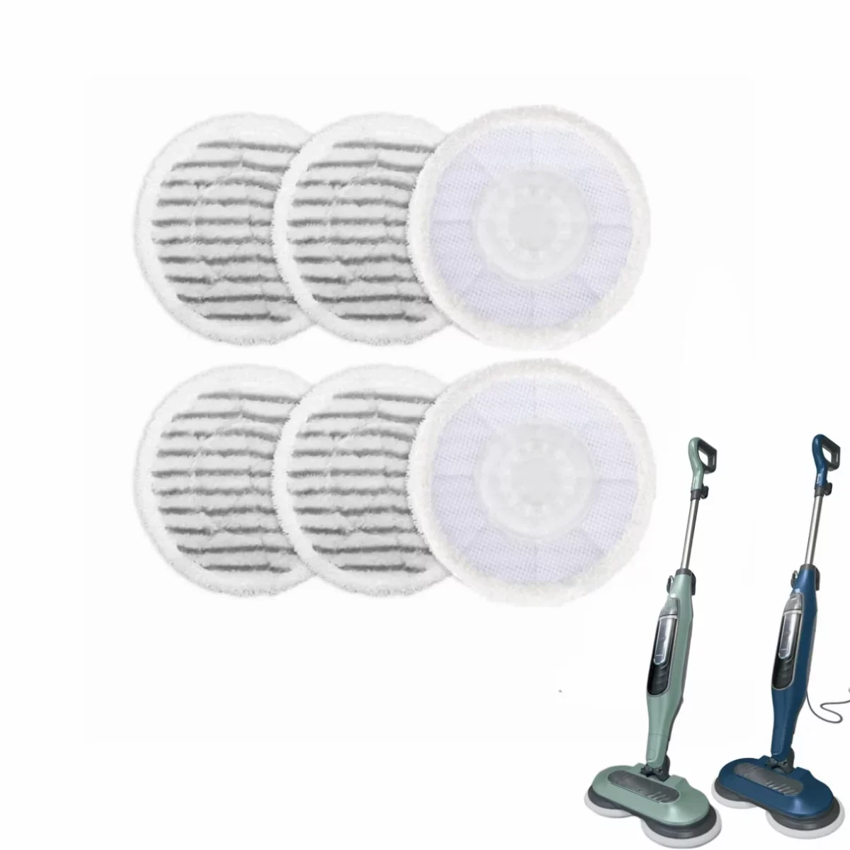 6 Pcs Replacement Shark Steam Mop Mat S7020 S7000 S7001 Steam & Scrub All-in-One Scrub Hard Floor Steam Mop Accessories