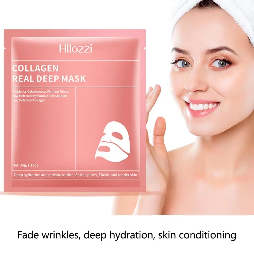 Collagen Real Deep Hydrating Overnight Hydrogel S Improvement Face Minimizing Elasticity Care Pore G3v5