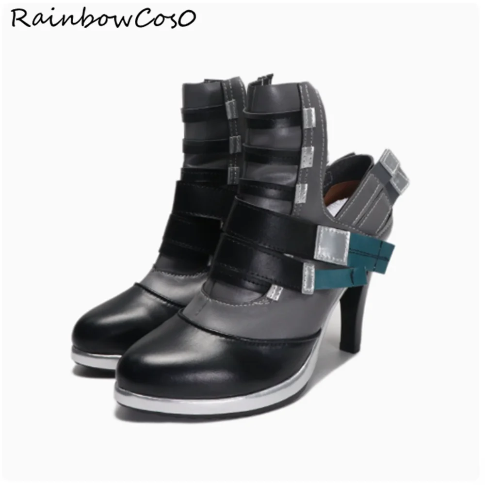 Tsukishiro Yanagi Zenless Zone Zero Cosplay Shoes Boots Game Anime Party Halloween RainbowCos0 W4362