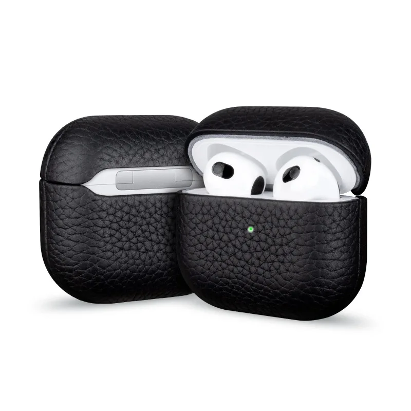 Leather Case For AirPods 4 Business Earphone Cases For Apple For AirPods 4 4th Generation 2024 Cover Headset Shell Mag