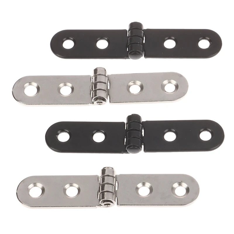 2Pcs 76*15mm 180 Degree Foldable Hinge Flap Screw-On Hinges For Sewing Machine Cabinet Door Hinge Furniture Hardware Accessories